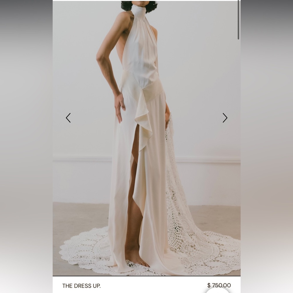 Revolve Casona La Emperifolla Dress in Off White